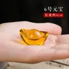 Lingote de oro vidriado de colores adornos de la suerte estatua de bronce botella pagoda para manza para empacar suministros de alabanza siete piedras preciosas lingote pequeño 1