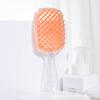Peine Wanmei Transparente Plateado Flash Hueco de Rejilla de Doble Uso Seco y Húmedo Peine Estático Doméstico Peine para Estilo de Cabello Esponjoso