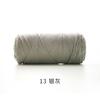 Ruyiniao Hilo de 2 mm Hebra Redonda Hilo de Algodón Hueco Tejido a Mano DIY Material para Bolsas Hilo Grosor Medio Bola de Lana Crochet