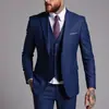 Traje de tres piezas formal casual de negocios profesional para hombre, talla europea, transfronterizo, para novios y bodas, en stock