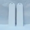 Marcador de página de lámina de aluminio de metal DIY transfronterizo marcador de página en blanco para transferencia térmica marcador de página de metal para sublimación marcador de página de doble cara
