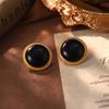 Pendientes estilo palacio vintage con flor, perla y circonitas, broche francés de moda, alfileres de colores.