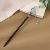 Grampo de Cabelo de Garça Voadora Estilo Antigo Grampo de Cabelo de Ébano Sintético Acessórios Hanfu Novo Estilo Chinês Grampo de Cabelo Cheongsam Joias Atacado para Mulheres