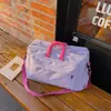 Bolsa de viaje de dos tonos de gran capacidad para viajes cortos, bolsa de mano, bolsa de mano para equipaje de mano en viajes de negocios, bolsa para deportes y fitness, bolsa de almacenamiento de viaje