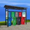Estación de Clasificación y Reciclaje de Basura al Aire Libre de Sichuan, Nuevo Modelo para Administración de Propiedades y Recolección de Basura Rural, Hecho a Medida por el Fabricante