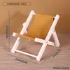 Nuevo Soporte para Teléfono Móvil Objetos Lindos Plegable de Playa Silla Pequeña Soporte para Teléfono Móvil Soporte para Transmisión en Vivo Adornos de Escritorio