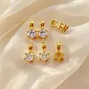 Colgante de gota de circonita, collar de perlas, colgante de gota para pulsera, accesorios para joyería DIY