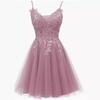 Comercio Exterior Europeo y Americano Amazon AliExpress estación independiente vestido corto encaje vestido de gala de noche temperamento multicolor talla grande