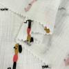 Algodón Burbuja Jaspeado 120g Algodón Puro Textura Crepé Doble Capa Plisada Ropa Infantil Pijama Tela Estampada Perro de Dibujos Animados Venta al por Mayor