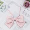Venta al por mayor de fábrica, pajarita de mariposa coreana, pajarita de color sólido, traje de marinero para niña, pajarita de uniforme JK