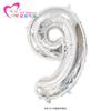 Globo de Película de Aluminio Digital Versión Gruesa de 30 pulgadas / 32 pulgadas Globo Venta al por Mayor Globo Digital de 75 cm Decoración de Fiesta Globo Inflable