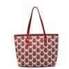 Bolsa de Lona Vermelha para Casamento Feminina com Design Estilo Chinês, Adequada para Guardar Presentes e Dinheiro, Bolsa Tote de Grande Capacidade