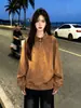 Moletom moderno de nicho com zíper parcial e gola alta para outono e inverno, jaqueta esportiva casual unissex estilo retrô americano para adolescentes