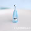 Nueva Textura de Brillo Fino Transparente Botella Pequeña de Vino Simulada Mini Botella de Bebida DIY Accesorios de Joyería de Resina al Por Mayor