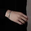Pulsera Yuhong 2024 Nueva Hueso de Serpiente para Hombres y Mujeres, Unisex Hip-Hop Calle Moda Nicho Simple Versátil Joyería