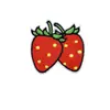 Patch de Bordado de Morango Desenho Animado Patch de Leite de Fruta Bordado Fofo para Roupa Infantil Decoração de Bolsa de Brinquedo Patch Termocolante