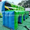 Suministro de Fábrica Tobogán Inflable Obstáculo Cama Elástica Combinación Animal Verde Castillo Temático Selva Tropical Bosque