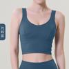 Novo sutiã esportivo com costas bonitas e sexuais, roupa íntima, sutiã europeu e americano, colete à prova de choque para corrida, roupa de ioga feminina