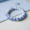 Atacado do Fabricante Acessórios Doces Fofos Versáteis Pulseiras e Colares de Contas Azuis de Verão Frescos Joias Versáteis