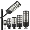 Iluminación Solar Exterior Transfronteriza Sensor de Radar Impermeable Luz de Carretera Luz de Calle Exterior Luz de Calle Solar LED