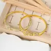 Europa y Estados Unidos este retro nuevo pulsera de leopardo personalidad exagerada tendencia incrustada circonita leopardo apertura pulsera pulsera