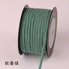 Cuerda Cuadrada Trenzada con Núcleo Nudo de Dragón 3mm Cordón Trenzado para Joyería Pulsera DIY Opciones Multicolor Venta Directa de Fábrica