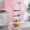 Soporta Dropshipping, Envío Gratuito Transfronterizo, Estante de Almacenamiento de Múltiples Niveles, Carrito, Estante de Almacenamiento para Espacios Pequeños, Estante de Almacenamiento de Cocina de Múltiples Niveles