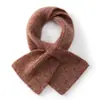 Cachecol Feminino 25% Seda de Amora + 75% Caxemira Outono Inverno Quente Tricô Gola Alta Elegante de Alta Qualidade