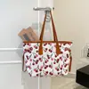 Bolsa de Mão Grande Capacidade Transfronteiriça para Mulheres 2026 Nova Versátil Moda Bolsa de Compras Executiva Retro Casual Bolsa Tote
