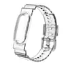 Correa de gel transparente compatible transfronteriza para Fitbit Air en color glaciar, correa de muñeca de TPU de una sola pieza