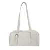 Bolso de Hombro Retro Simple Tipo Bowling para Mujer 2026 Nuevo de Moda Estilo Coreano Nicho Bolso de Axila Gran Capacidad Bolso de Viaje