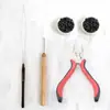 Kits de Herramientas para Extensiones de Cabello Transfronterizas: Juego de Cuatro Piezas de Herramientas para Extensiones de Peluca, Pinzas, Ganchillos para Extensiones de Cabello