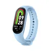 Nuevo Pulsera Inteligente M8 Deportes Pasos Bluetooth Ritmo Cardíaco Presión Arterial Oxígeno en Sangre Monitoreo de Salud Pulsera Electrónica Social