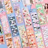 Pegatina de tarjeta goo Llavero explosivo acrílico DIY para niños Brillo Gradiente Goo Accesorios Chuck Venta al por mayor
