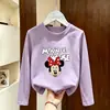 Camiseta de manga larga para niño 2026 nueva ropa de primavera y otoño para niños, camiseta básica de algodón puro para niño, top estiloso para niños mayores