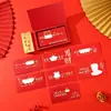 Envelope Vermelho Criativo Oco Fosco Caixa de Presente Ritual Presente de Ano Novo Personalidade Fosca de Alto Nível Tanabata para Amigos Homens e Mulheres