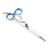 Tijeras de Peluquería de Rango Medio de 6.0 pulgadas, Tijeras para Cortar el Cabello, Tijeras Planas, Tijeras para Flequillo, Tijeras Entresacadoras, Tornillo Blanco 6H