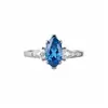 Anillo Abierto de Rombos de Circonita Moda Super Hada Coreana Anillo de Dedo Índice de Gama Alta Nicho Temperamento Dulce Joyería para Manos Venta al por Mayor