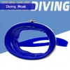 Espejo de Pesca de Vidrio de Alta Definición Equipo de Máscara de Buceo de Acero Inoxidable Gafas de Natación para Miopía Máscara Sambo de Marco Grande para Snorkel