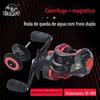 Carretel Kemeilong Gota de Água Magnético Centrífugo Freio Duplo Manivela Pistola Arremesso Longo Carretel de Isca Anti-Explosão Carretel de Pesca