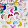 Producto Nuevo Popular Transfronterizo 5*8 Forma de Luna Planos Diamantados Fondo Diamantado Joyería Accesorios Vidrio Arte de Uñas Diamante Al Por Mayor