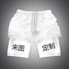 Shorts da Série Dragon Ball Estampa Digital 3D Calças de Praia de Camada Dupla para Adultos E-commerce Transfronteiriço Amazon Quente Fábrica