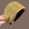 Faixa de Cabeça Outono e Inverno para Mulheres, Faixa de Cabeça de Aba Larga para Lavar o Rosto, Coque de Cabelo Retrô com Topo Alto, Acessório de Cabeça de Luxo Acessível para Uso Externo