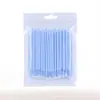 Hisopos de limpieza de nano algodón coloridos exclusivos transfronterizos con puntas pequeñas delicadas que no dañan la piel, perfectos para maquillaje, arte de uñas y limpieza detallada.