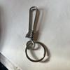 Resorte de Cuerda de Acero Inoxidable Llavero Hecho a Mano Creativo para Hombre Colgante de Llave de Coche para Colgar en la Cintura del Cinturón Ligero y Duradero