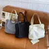 Bolso de Mano Estilo Coreano Ropa de Trabajo Casual Bolso de Hombro Bolso Grande para Mujer Ins Nueva Moda Bolso Cruzado de Lona