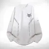 Sudadera de Cuello Redondo para Hombre, Marca de Tendencia Otoñal, Versátil Estampada Holgada de Manga Larga, Atuendo Unisex para Pareja, Top de Estudiante