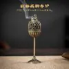 Novo Bule de Liga de Cobre Estilo Chinês Cinco Bênçãos Cabaça Leque Incensário de Aladim Pequenas Pastilhas de Incenso Nuvem Auspiciosa Areia de Agarwood Sândalo