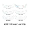 Pegatinas Láser de Maquillaje para Pecas Europeas y Americanas Transfronterizas Halloween Fiesta de Navidad Brillo Tatuajes Faciales