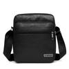 Bolsa Masculina 2025 Couro PU Estilo K Nova Bolsa de Ombro Negócios Grande Capacidade Bolsa Transversal Mochila Barraca de Rua Masculina Transfronteiriça